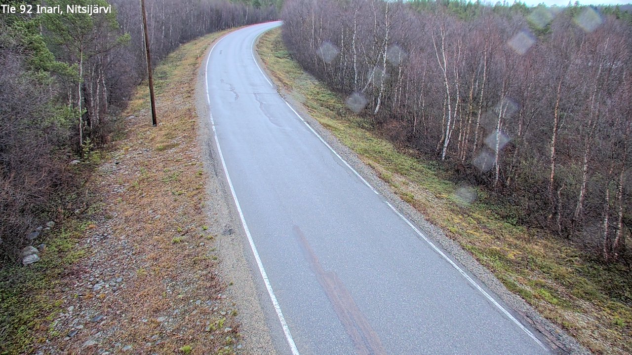 Kelikamerat Kuva Tie 92 Inari, Nitsijärvi, Inari, Lappi
