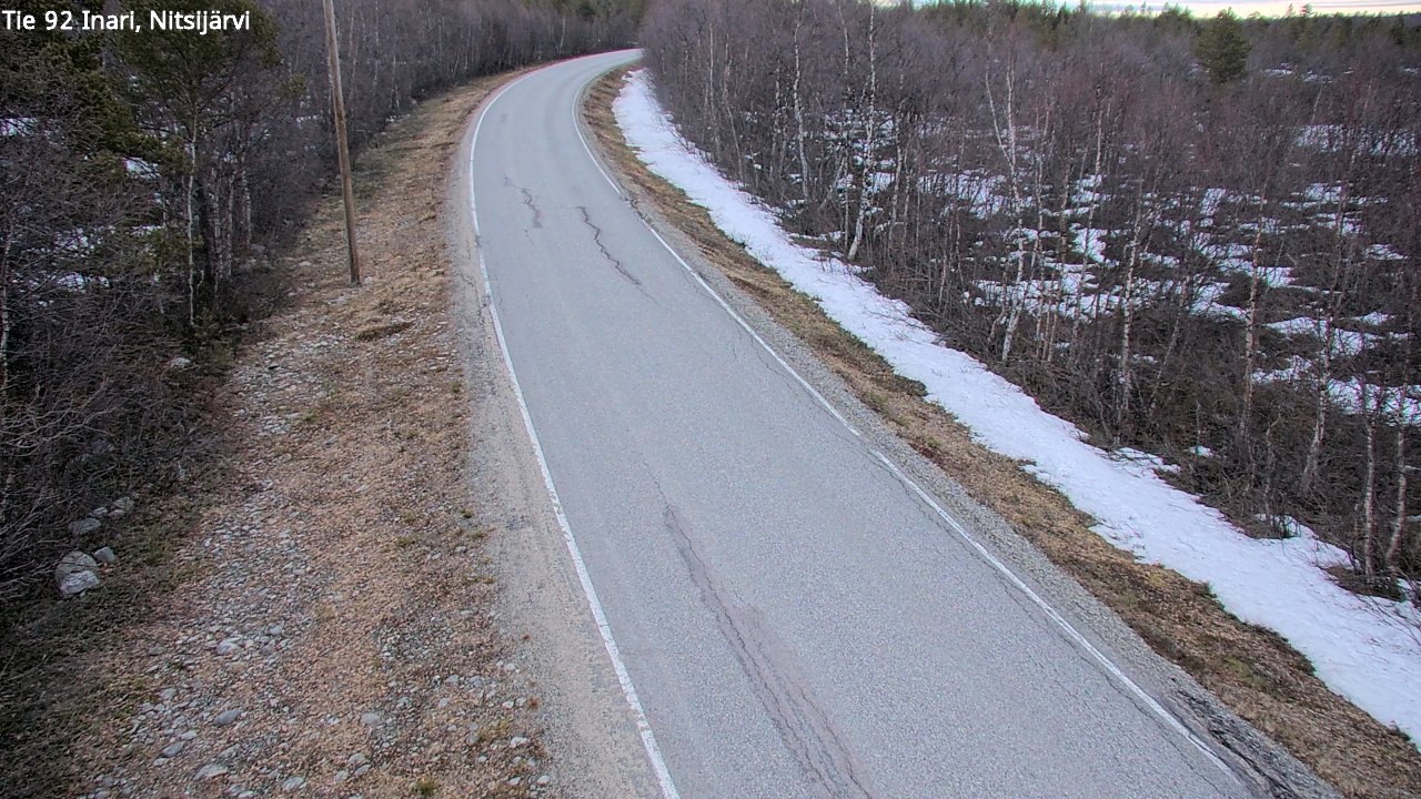 Kelikamerat Kuva Tie 92 Inari, Nitsijärvi, Inari, Lappi