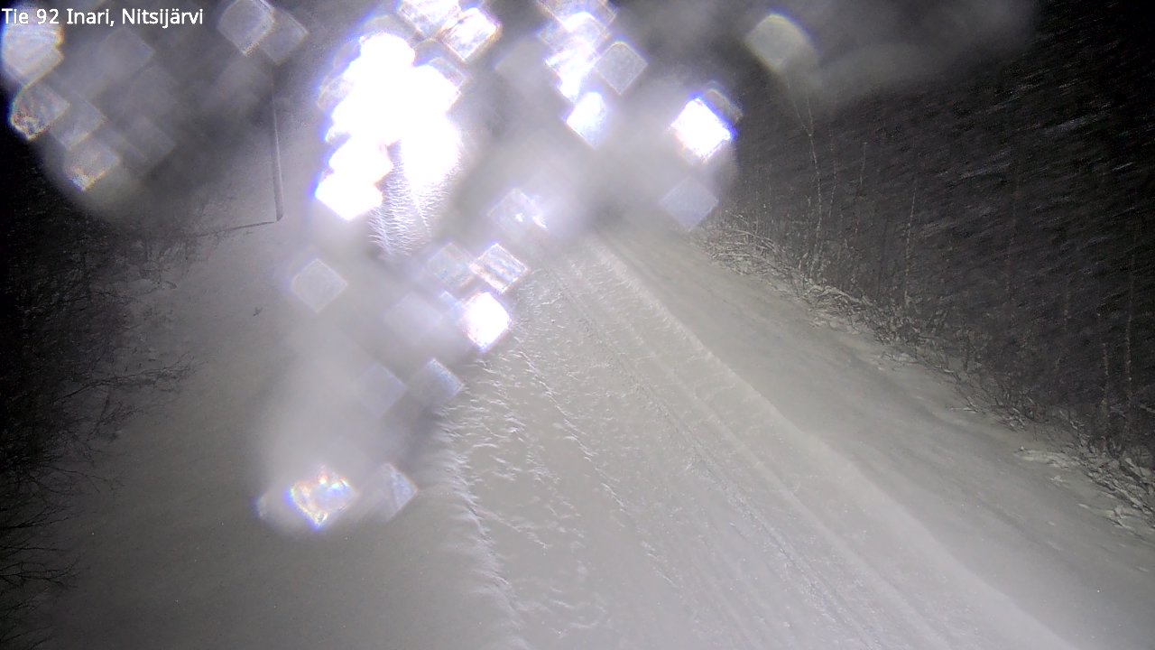 Weather Camera Image Road 92 Inari, Nitsijärvi, Inari, Lappi