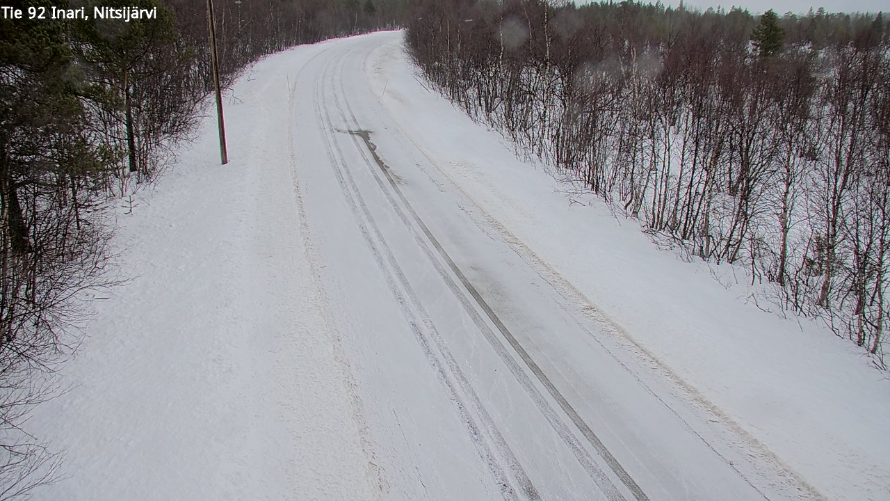Kelikamerat Kuva Tie 92 Inari, Nitsijärvi, Inari, Lappi