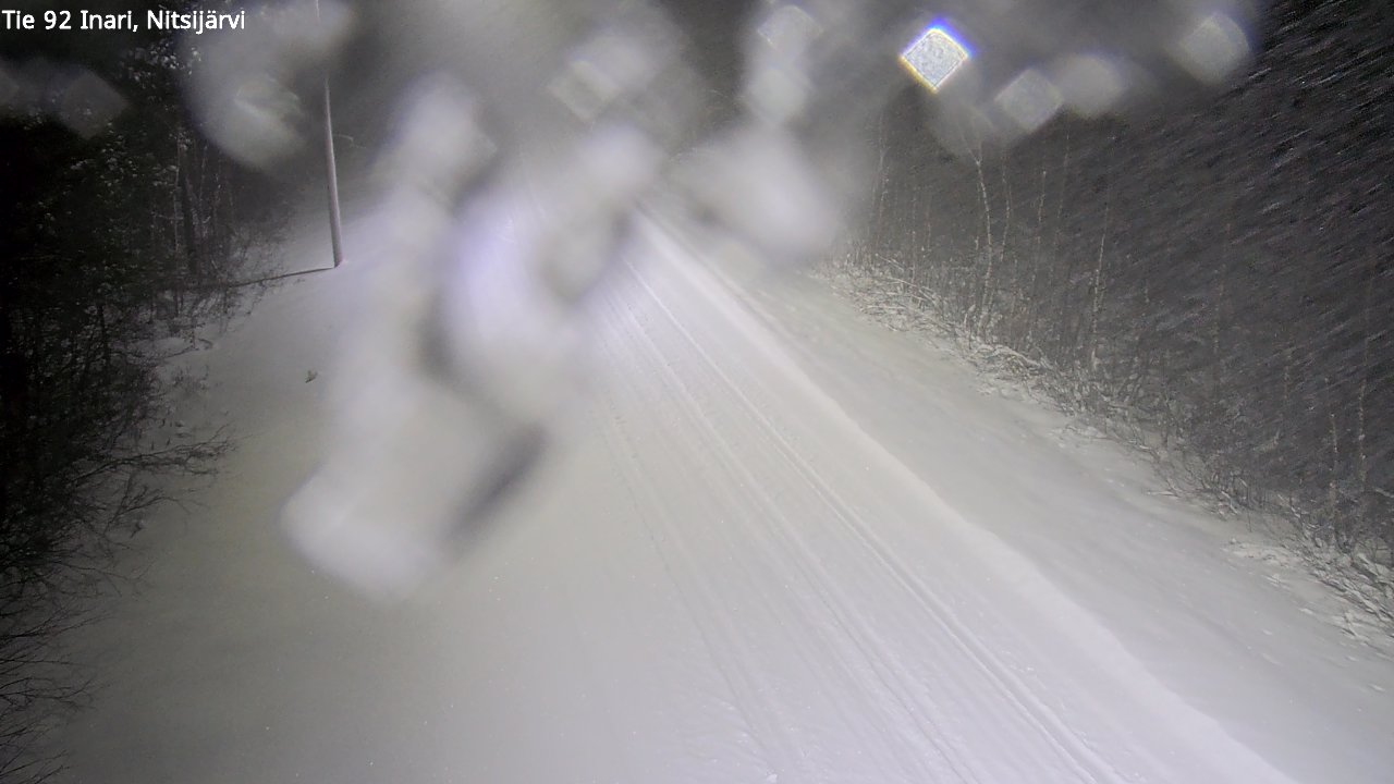 Weather Camera Image Road 92 Inari, Nitsijärvi, Inari, Lappi