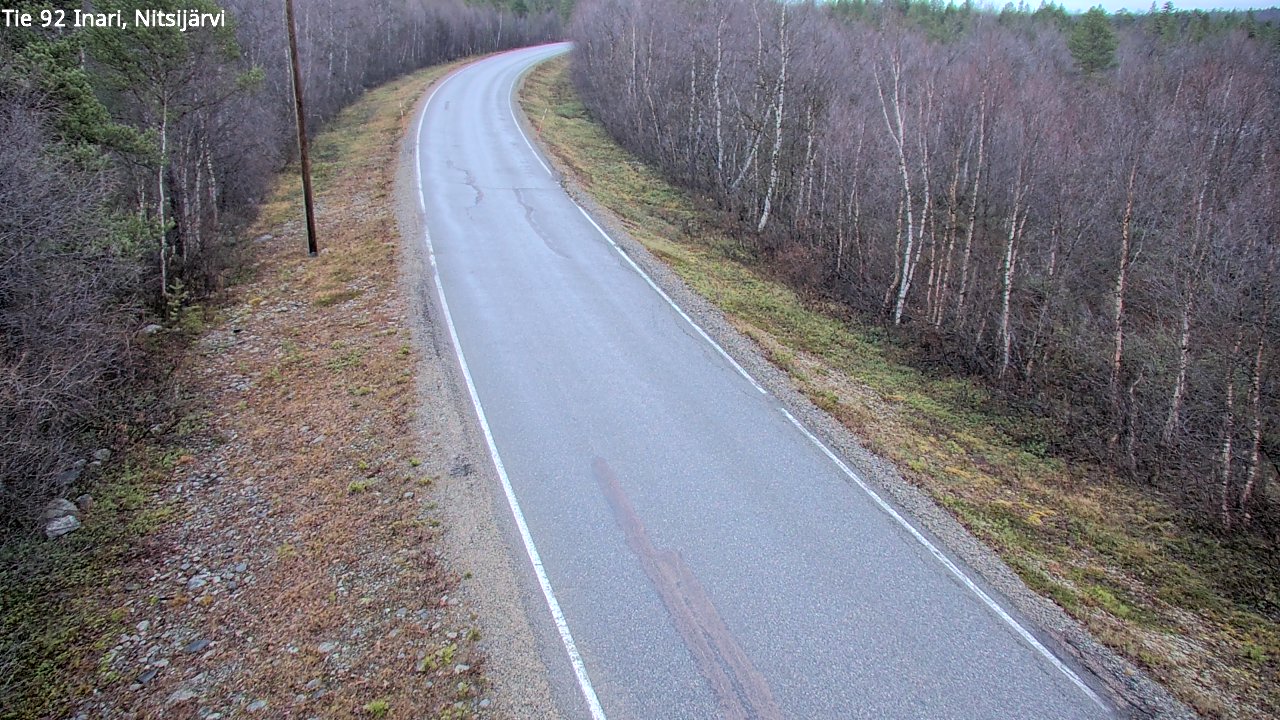 Kelikamerat Kuva Tie 92 Inari, Nitsijärvi, Inari, Lappi