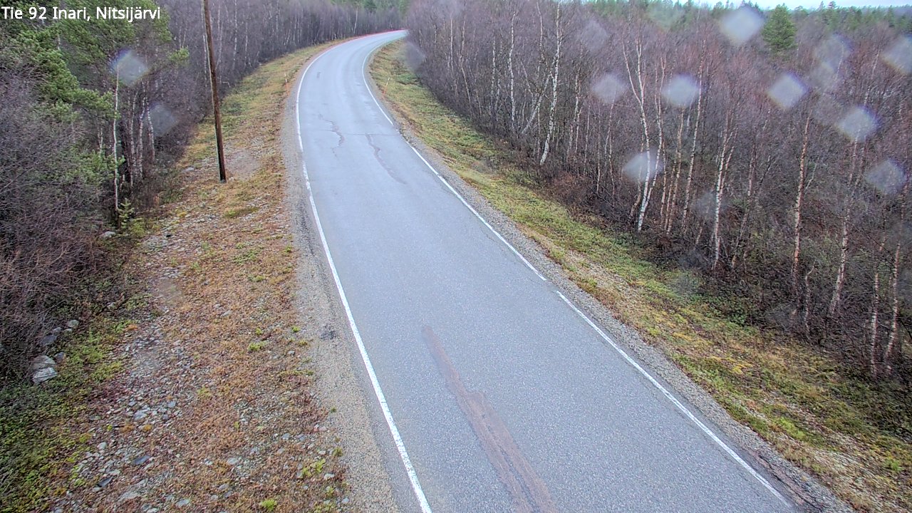 Kelikamerat Kuva Tie 92 Inari, Nitsijärvi, Inari, Lappi