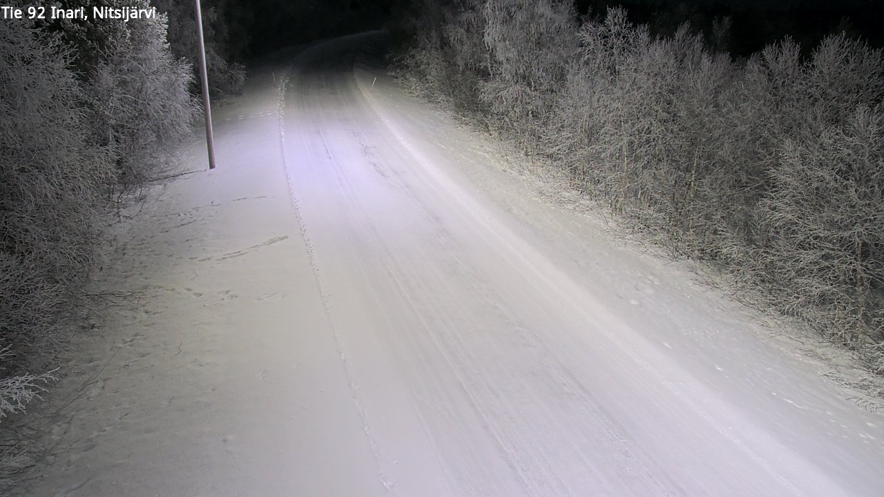 Kelikamerat Kuva Tie 92 Inari, Nitsijärvi, Inari, Lappi