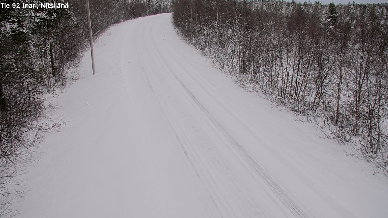 Kelikamerat Kuva Tie 92 Inari, Nitsijärvi, Inari, Lappi