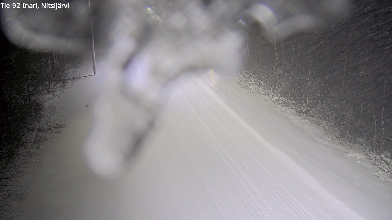 Weather Camera Image Road 92 Inari, Nitsijärvi, Inari, Lappi