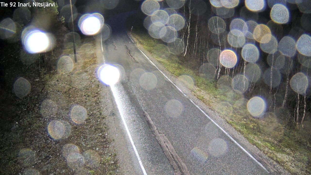 Kelikamerat Kuva Tie 92 Inari, Nitsijärvi, Inari, Lappi