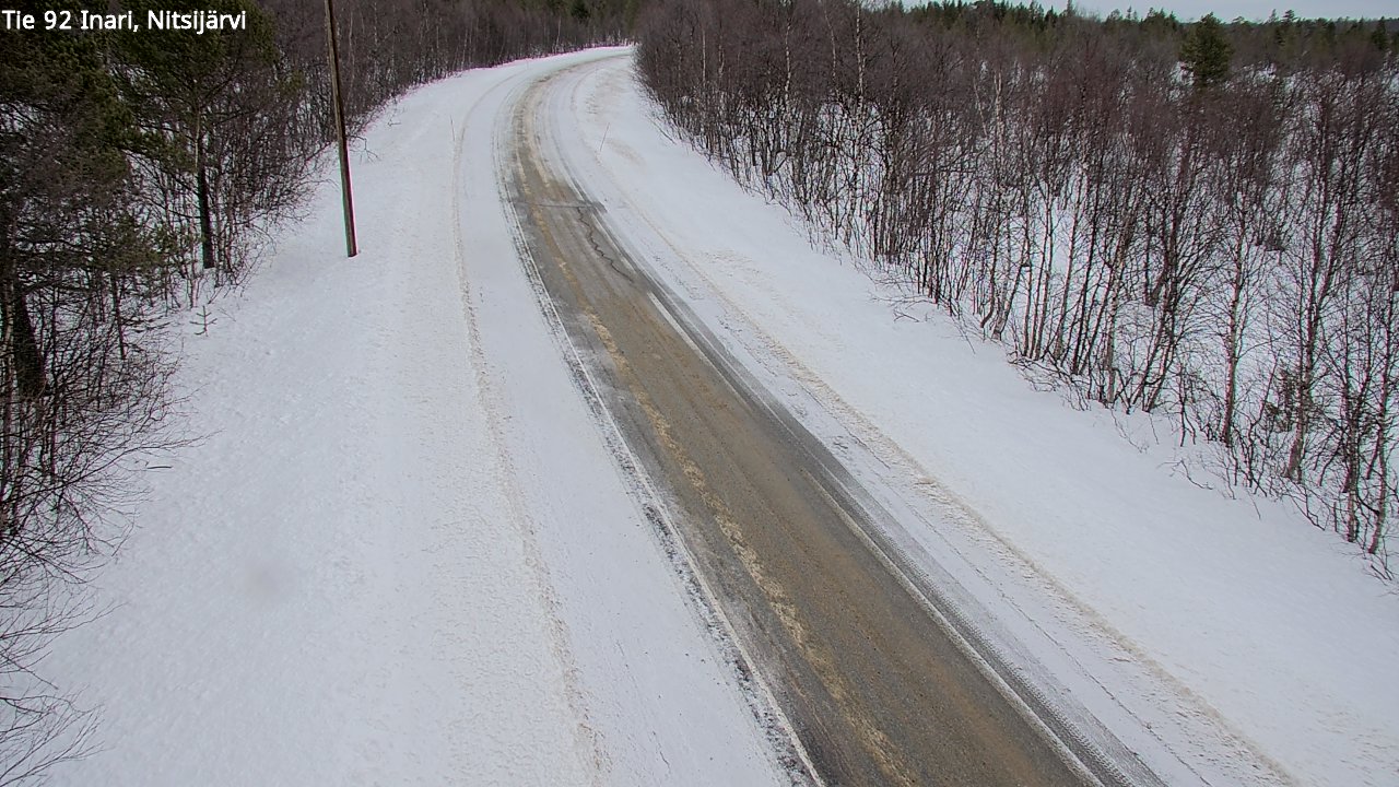 Kelikamerat Kuva Tie 92 Inari, Nitsijärvi, Inari, Lappi