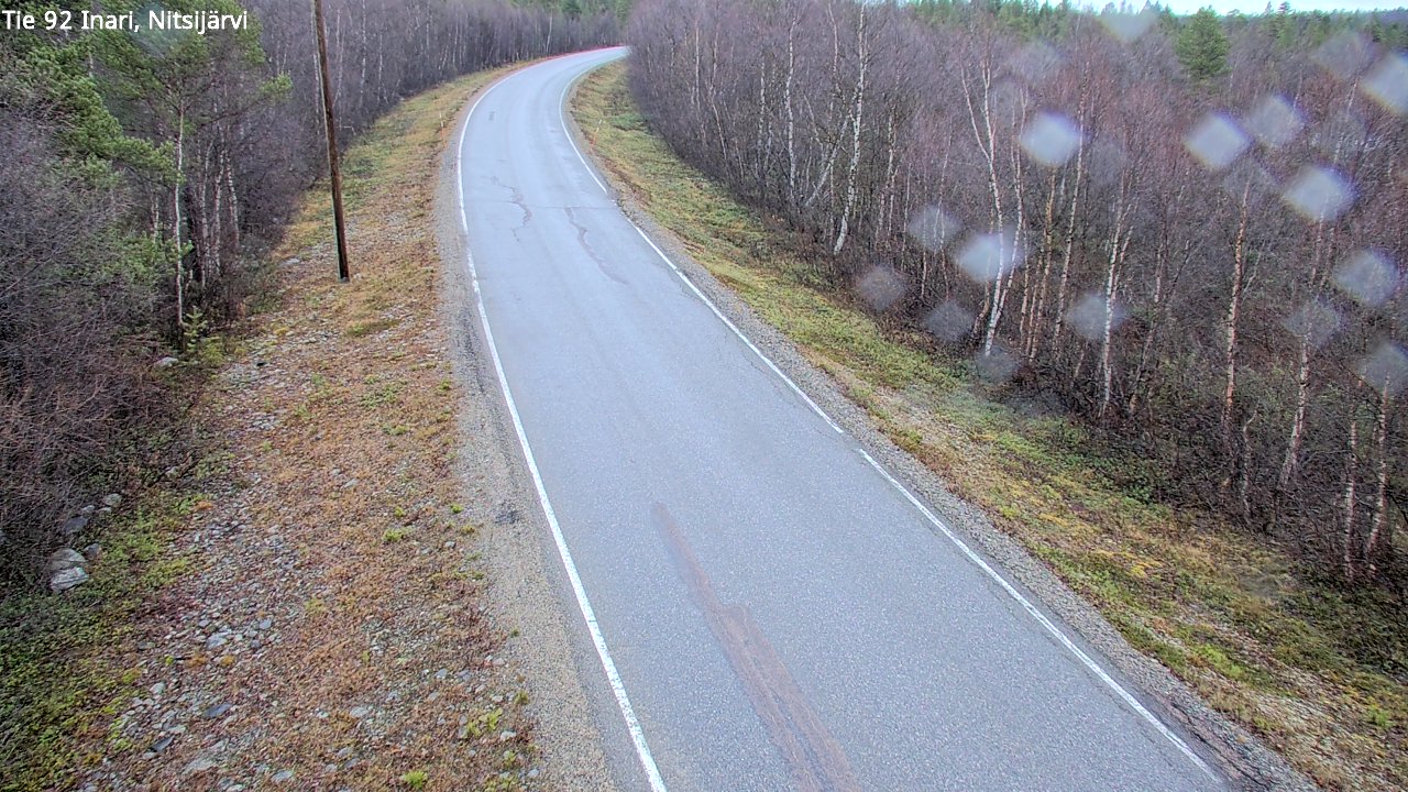 Kelikamerat Kuva Tie 92 Inari, Nitsijärvi, Inari, Lappi