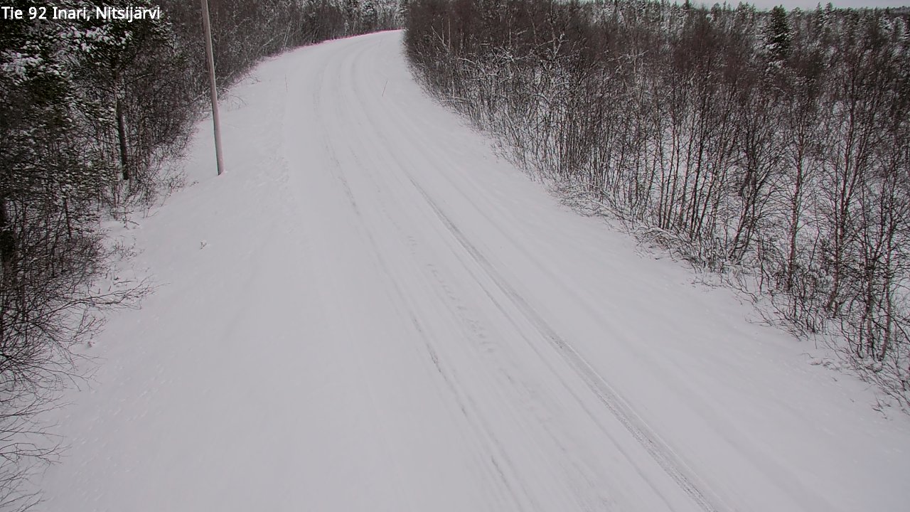 Kelikamerat Kuva Tie 92 Inari, Nitsijärvi, Inari, Lappi
