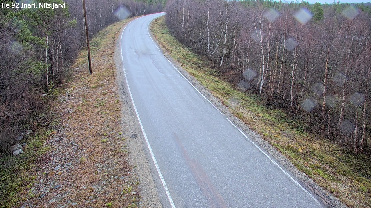 Kelikamerat Kuva Tie 92 Inari, Nitsijärvi, Inari, Lappi