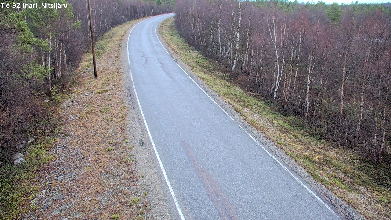 Kelikamerat Kuva Tie 92 Inari, Nitsijärvi, Inari, Lappi