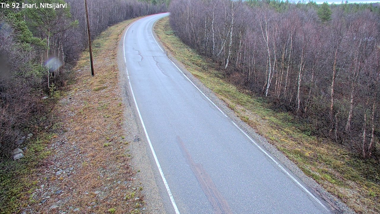 Kelikamerat Kuva Tie 92 Inari, Nitsijärvi, Inari, Lappi