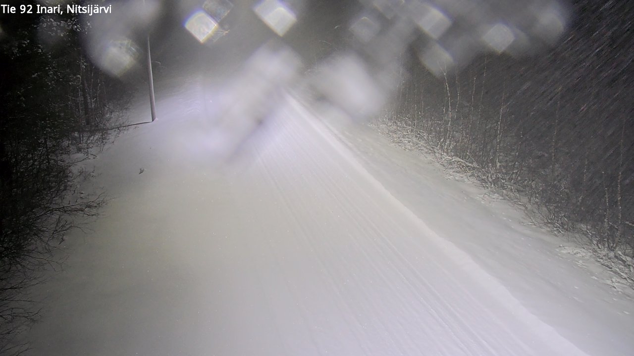 Weather Camera Image Road 92 Inari, Nitsijärvi, Inari, Lappi