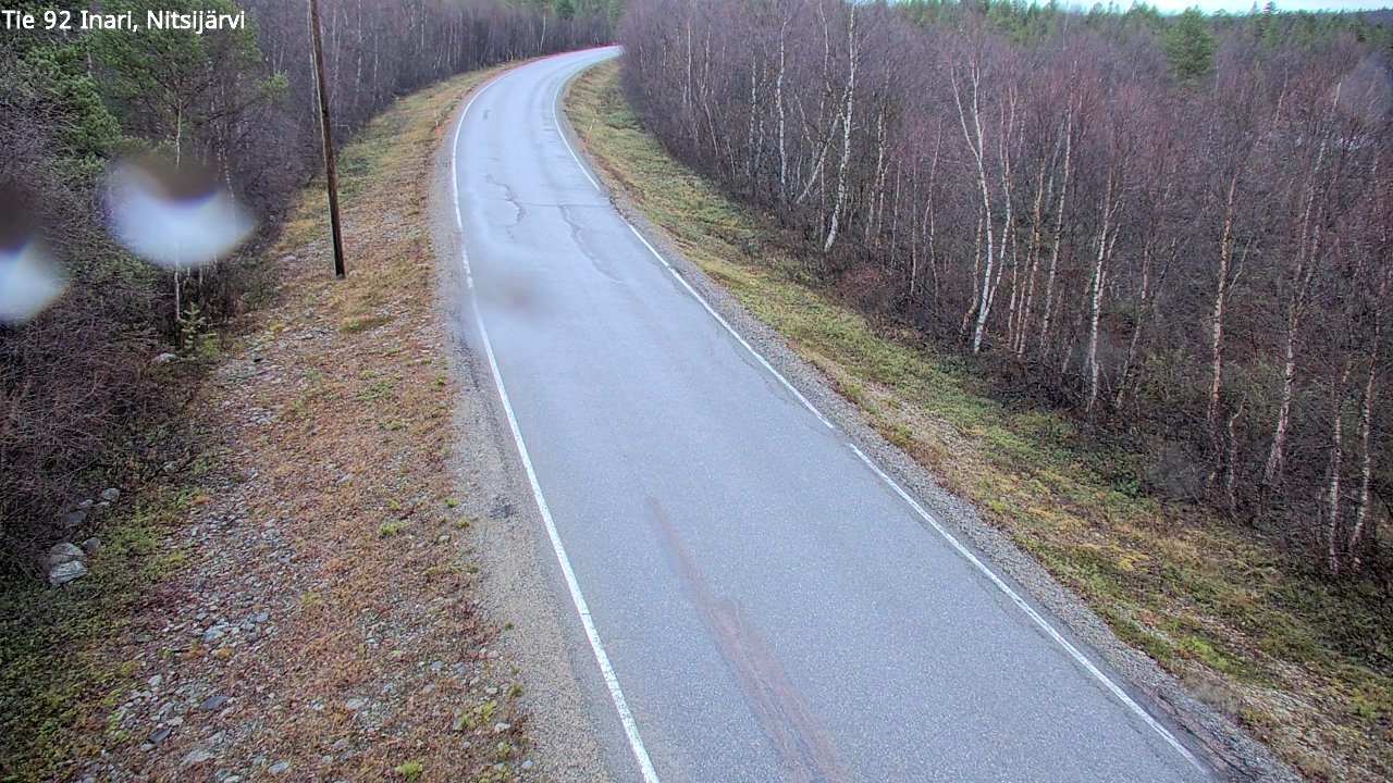 Kelikamerat Kuva Tie 92 Inari, Nitsijärvi, Inari, Lappi