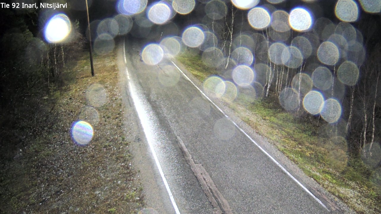 Kelikamerat Kuva Tie 92 Inari, Nitsijärvi, Inari, Lappi