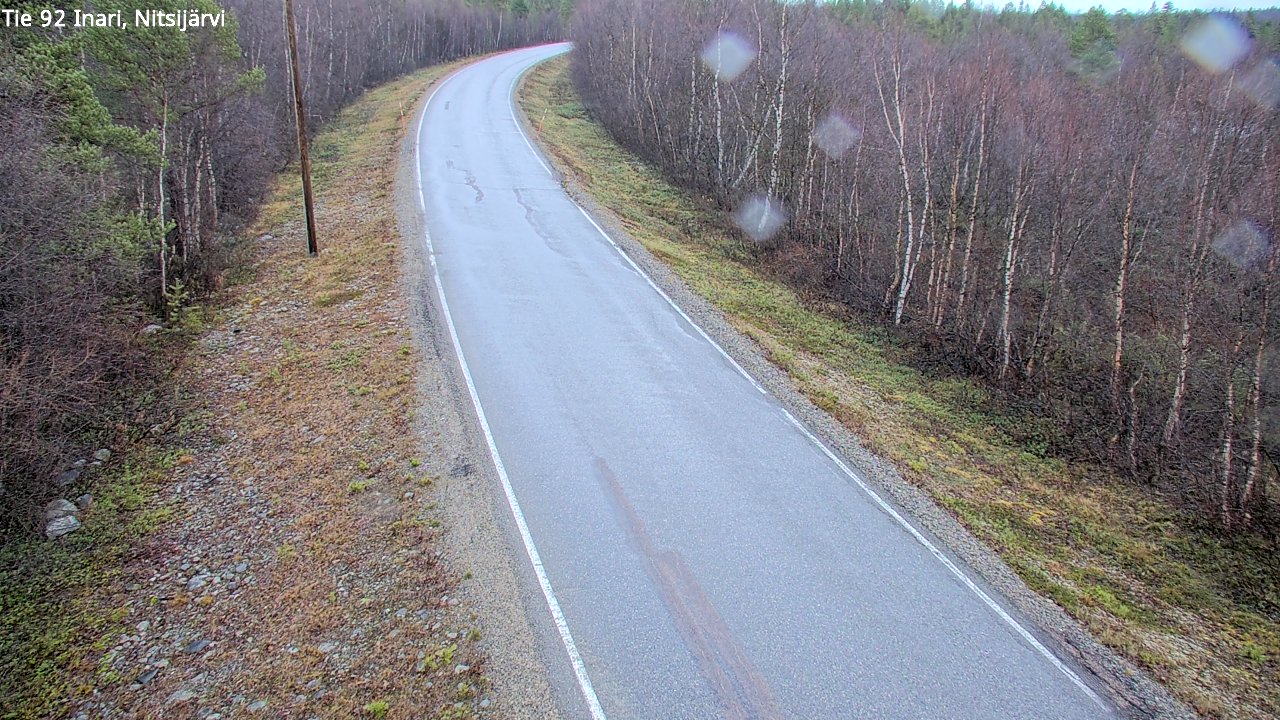 Kelikamerat Kuva Tie 92 Inari, Nitsijärvi, Inari, Lappi