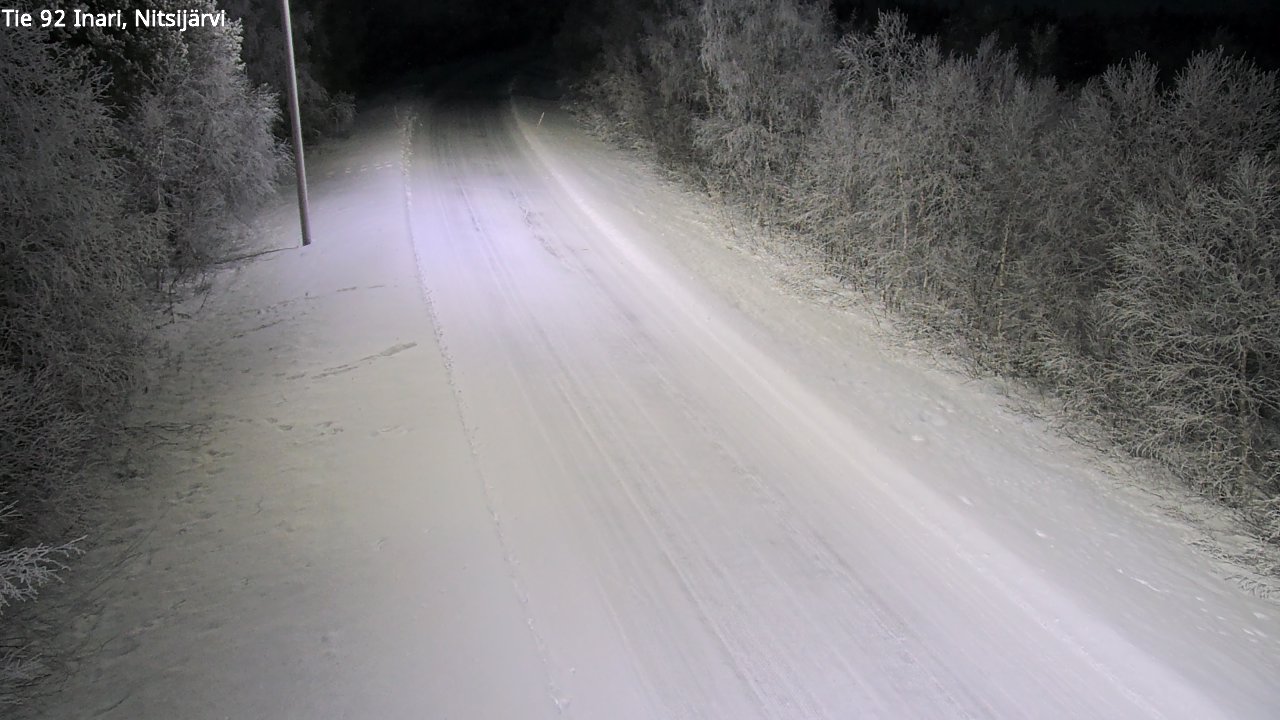 Kelikamerat Kuva Tie 92 Inari, Nitsijärvi, Inari, Lappi