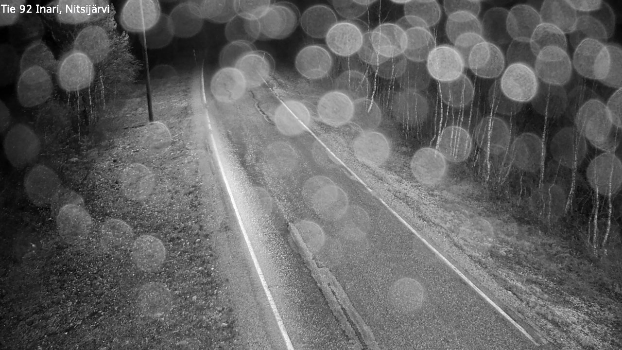 Kelikamerat Kuva Tie 92 Inari, Nitsijärvi, Inari, Lappi