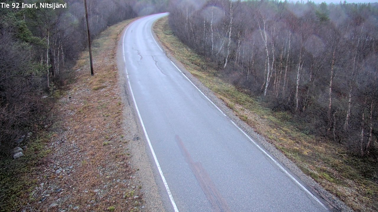 Kelikamerat Kuva Tie 92 Inari, Nitsijärvi, Inari, Lappi