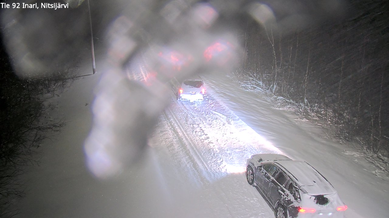 Weather Camera Image Road 92 Inari, Nitsijärvi, Inari, Lappi