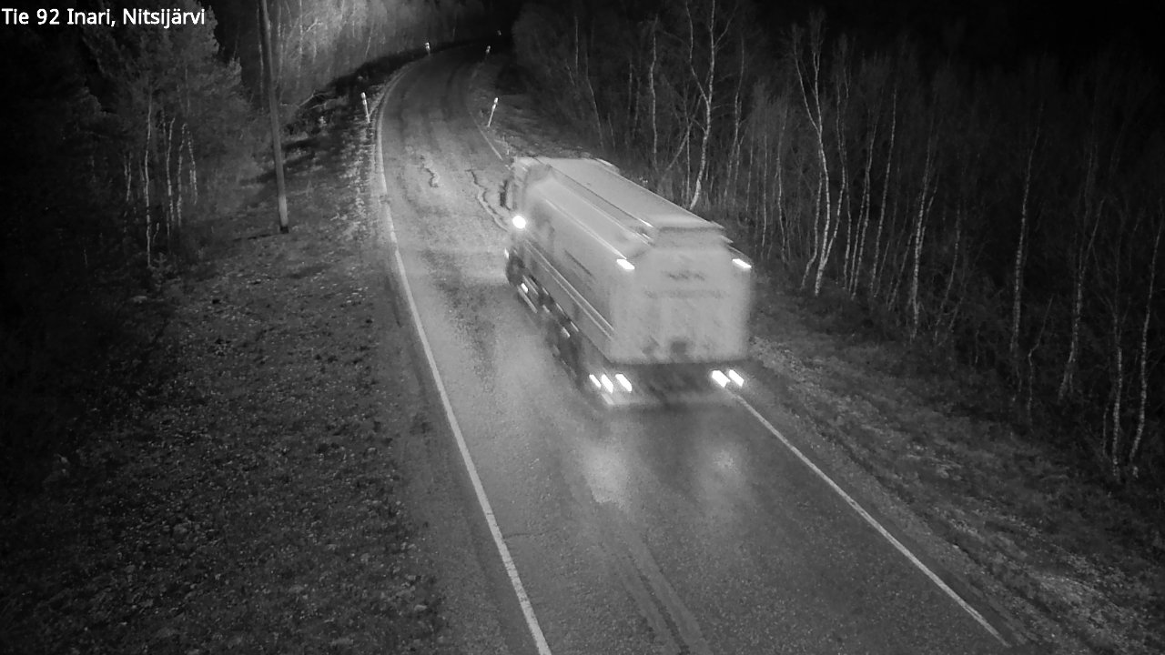 Kelikamerat Kuva Tie 92 Inari, Nitsijärvi, Inari, Lappi