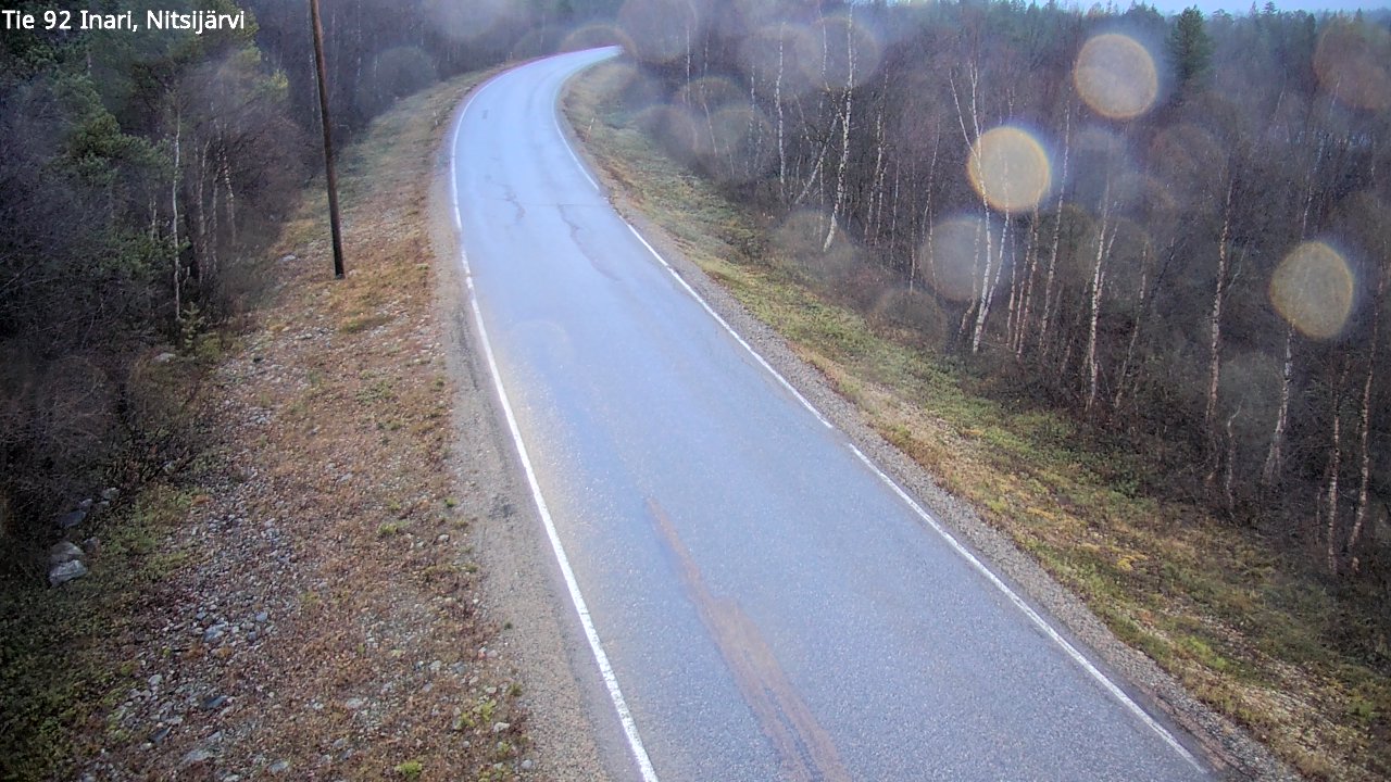 Kelikamerat Kuva Tie 92 Inari, Nitsijärvi, Inari, Lappi
