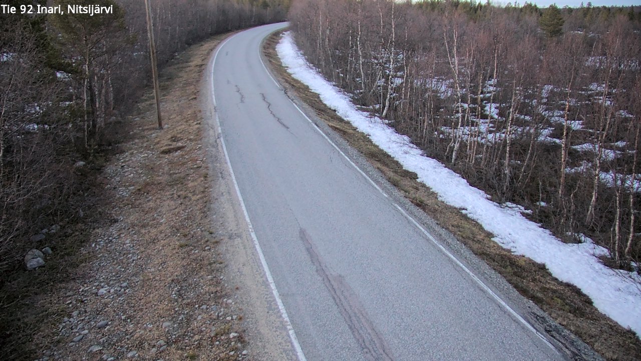 Kelikamerat Kuva Tie 92 Inari, Nitsijärvi, Inari, Lappi