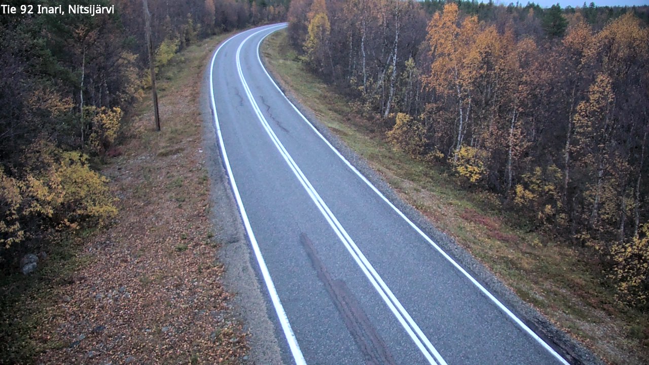 Kelikamerat Kuva Tie 92 Inari, Nitsijärvi, Inari, Lappi