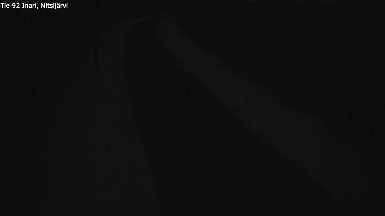 Weather Camera Image Road 92 Inari, Nitsijärvi, Inari, Lappi