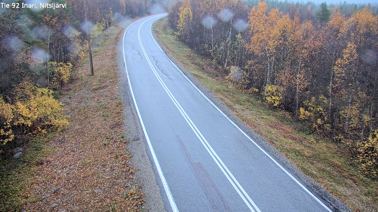Kelikamerat Kuva Tie 92 Inari, Nitsijärvi, Inari, Lappi