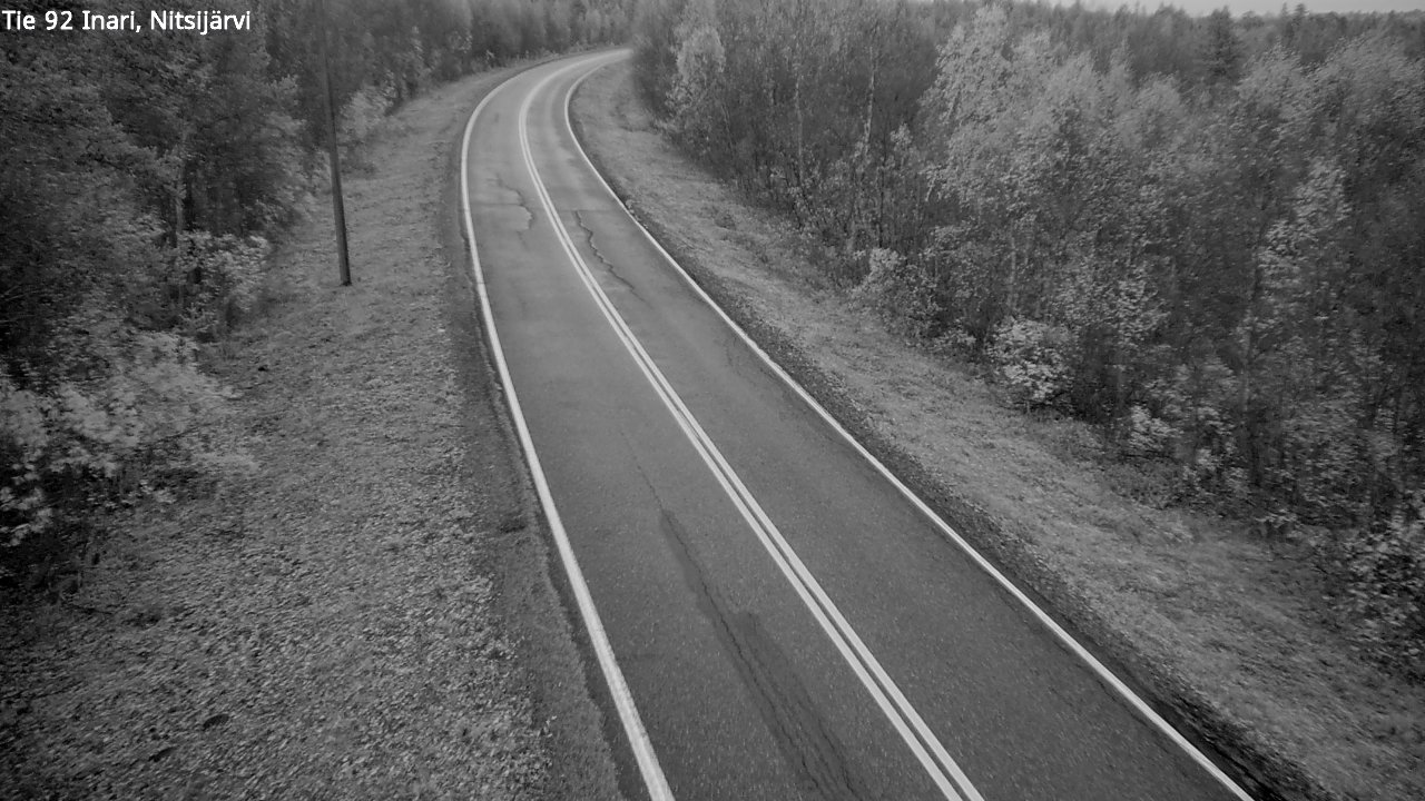 Kelikamerat Kuva Tie 92 Inari, Nitsijärvi, Inari, Lappi