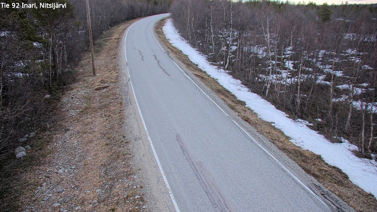 Kelikamerat Kuva Tie 92 Inari, Nitsijärvi, Inari, Lappi