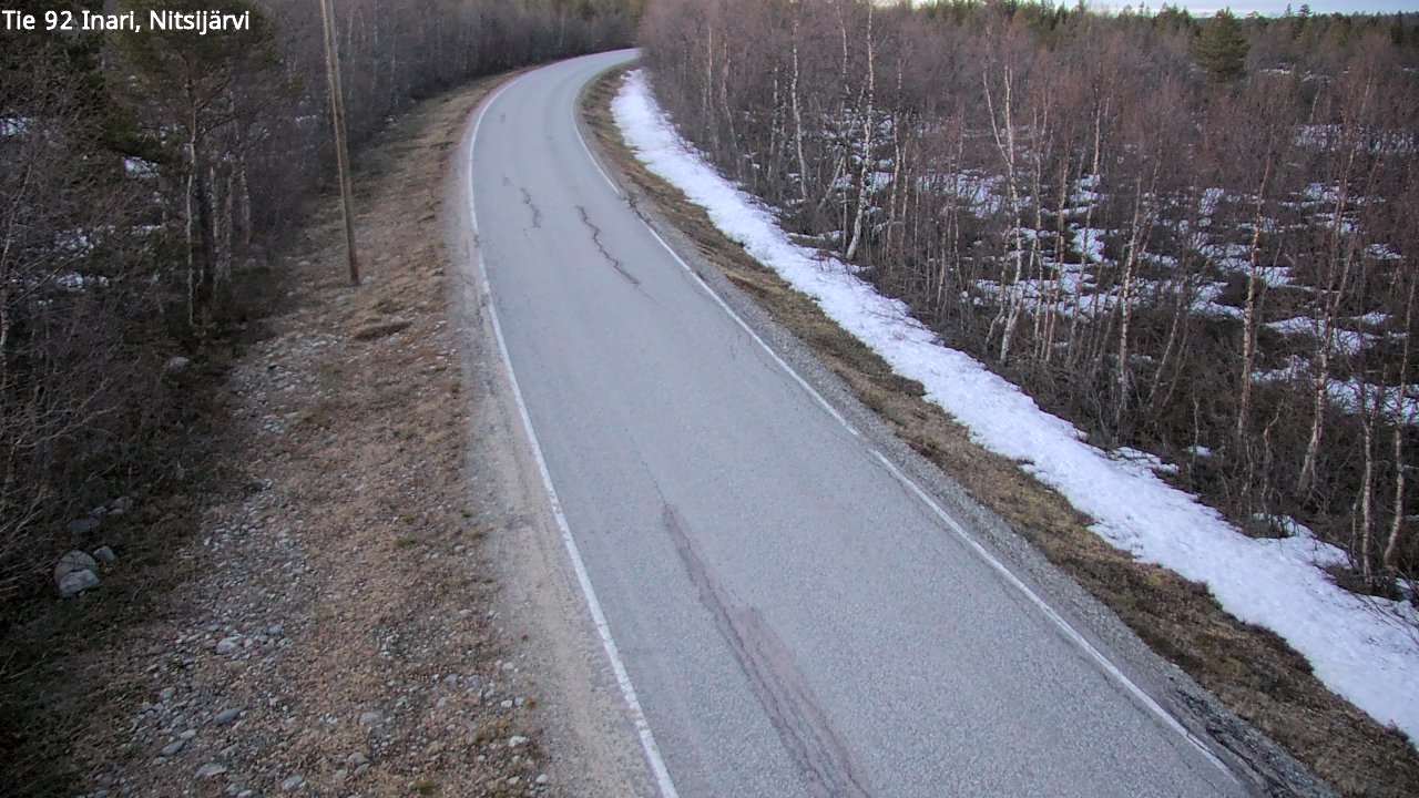 Kelikamerat Kuva Tie 92 Inari, Nitsijärvi, Inari, Lappi