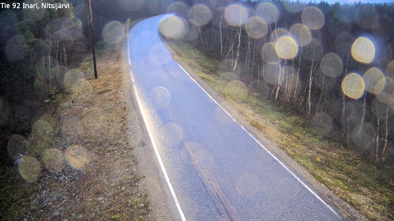 Kelikamerat Kuva Tie 92 Inari, Nitsijärvi, Inari, Lappi