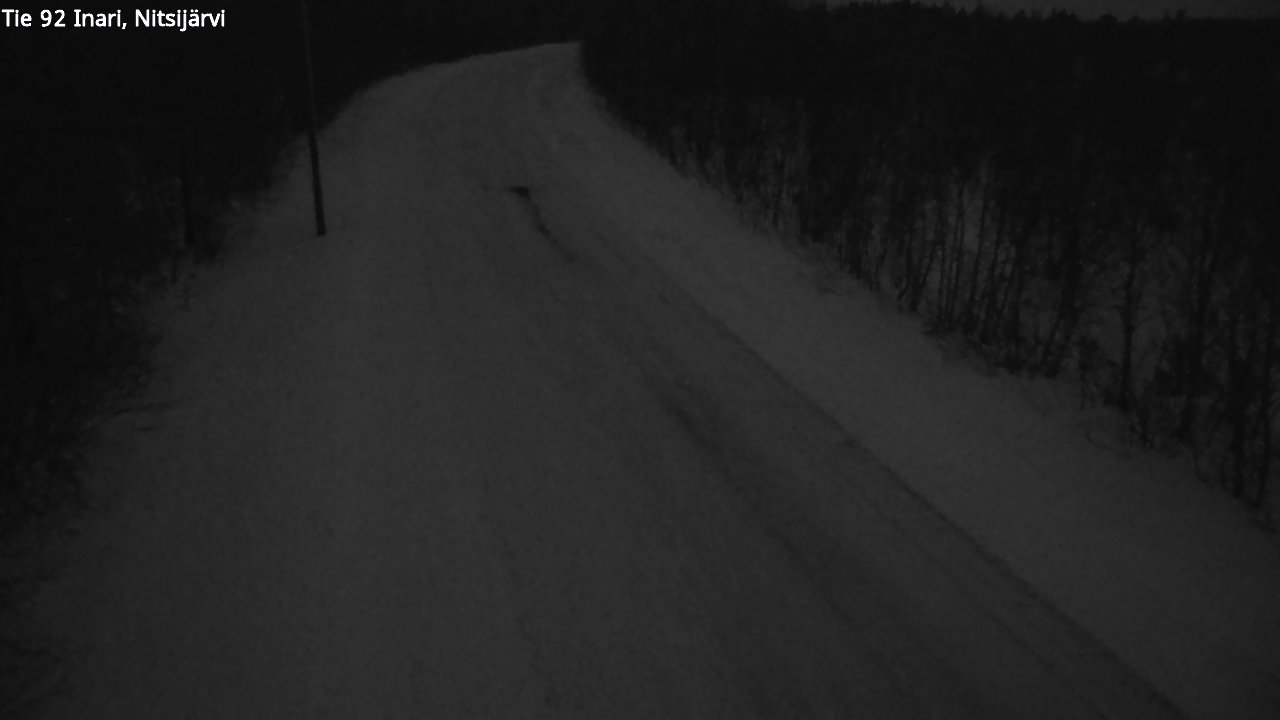 Kelikamerat Kuva Tie 92 Inari, Nitsijärvi, Inari, Lappi