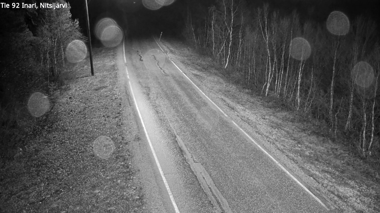 Kelikamerat Kuva Tie 92 Inari, Nitsijärvi, Inari, Lappi