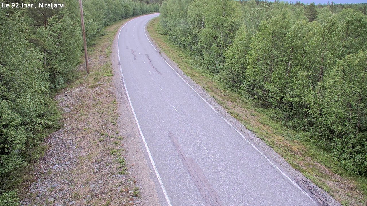 Kelikamerat Kuva Tie 92 Inari, Nitsijärvi, Inari, Lappi