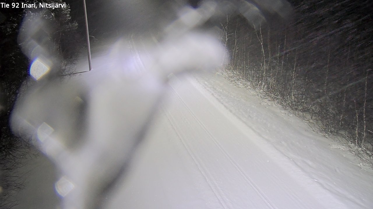 Weather Camera Image Road 92 Inari, Nitsijärvi, Inari, Lappi