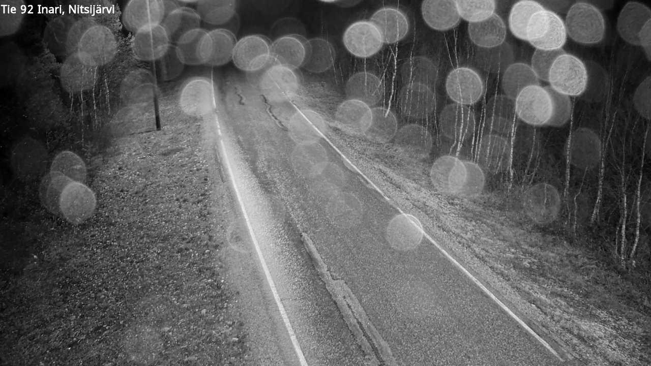 Kelikamerat Kuva Tie 92 Inari, Nitsijärvi, Inari, Lappi
