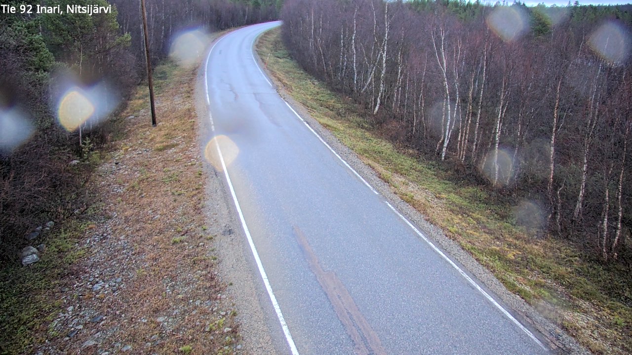 Kelikamerat Kuva Tie 92 Inari, Nitsijärvi, Inari, Lappi