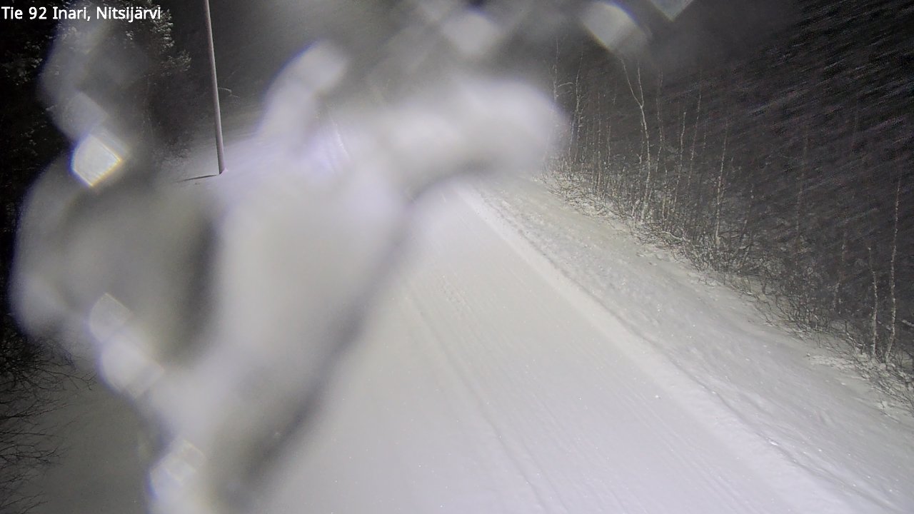 Weather Camera Image Road 92 Inari, Nitsijärvi, Inari, Lappi
