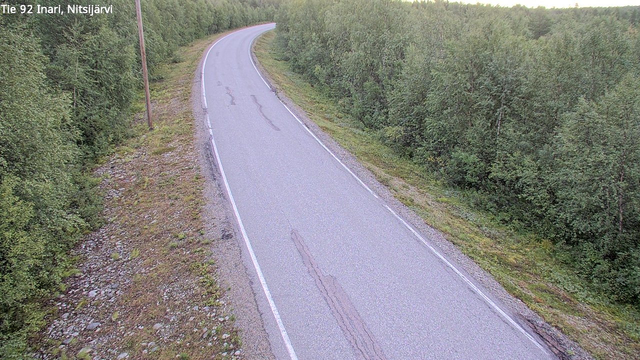 Kelikamerat Kuva Tie 92 Inari, Nitsijärvi, Inari, Lappi