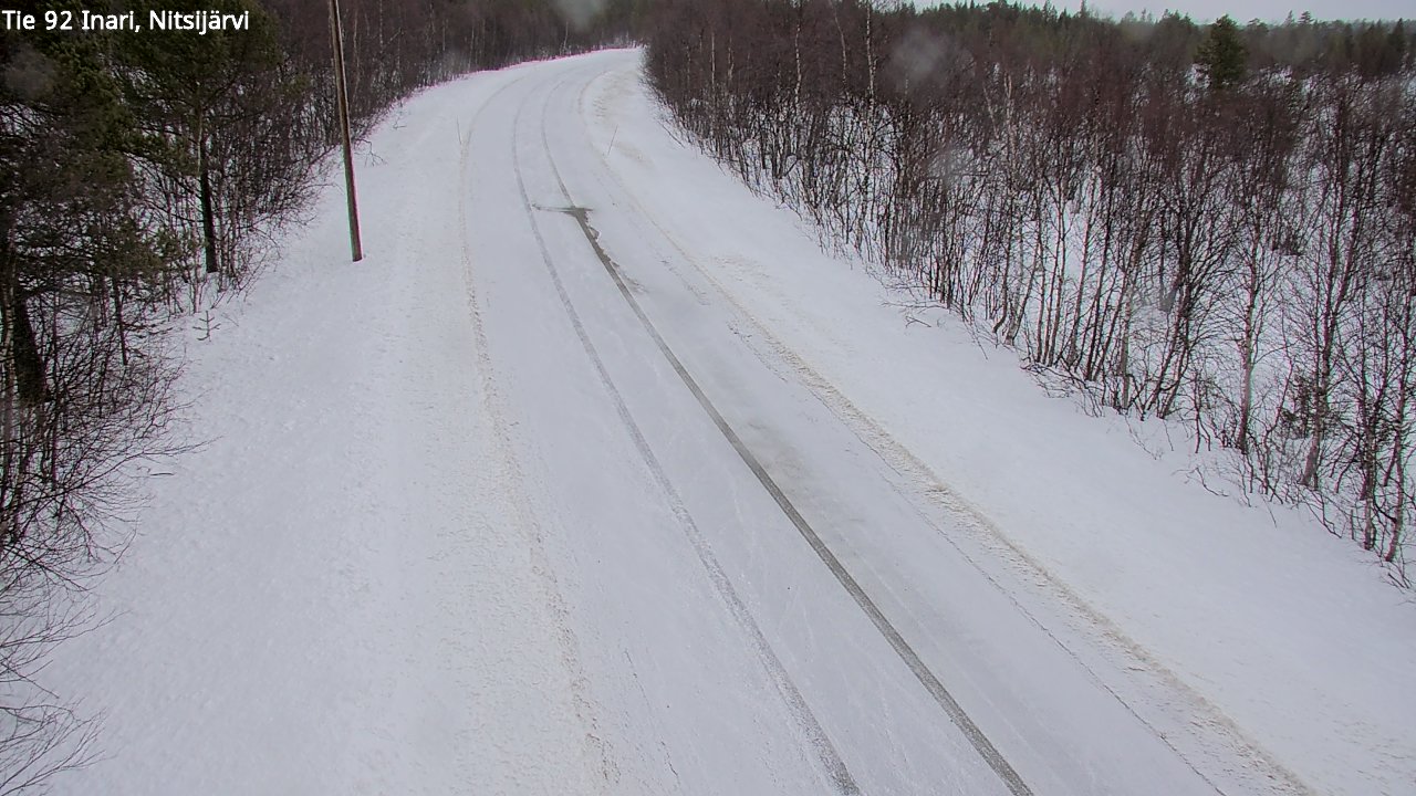 Kelikamerat Kuva Tie 92 Inari, Nitsijärvi, Inari, Lappi