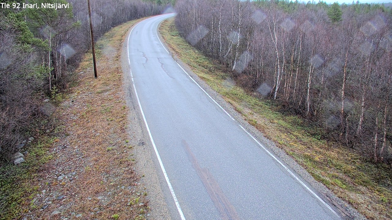 Kelikamerat Kuva Tie 92 Inari, Nitsijärvi, Inari, Lappi
