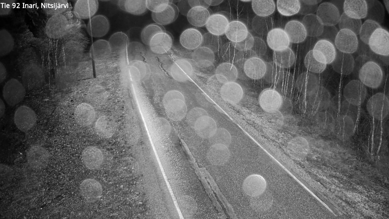 Kelikamerat Kuva Tie 92 Inari, Nitsijärvi, Inari, Lappi