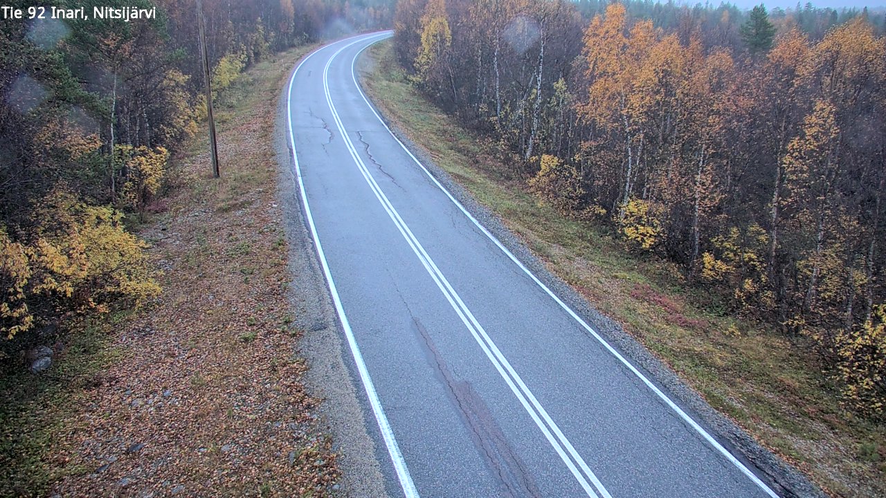 Kelikamerat Kuva Tie 92 Inari, Nitsijärvi, Inari, Lappi