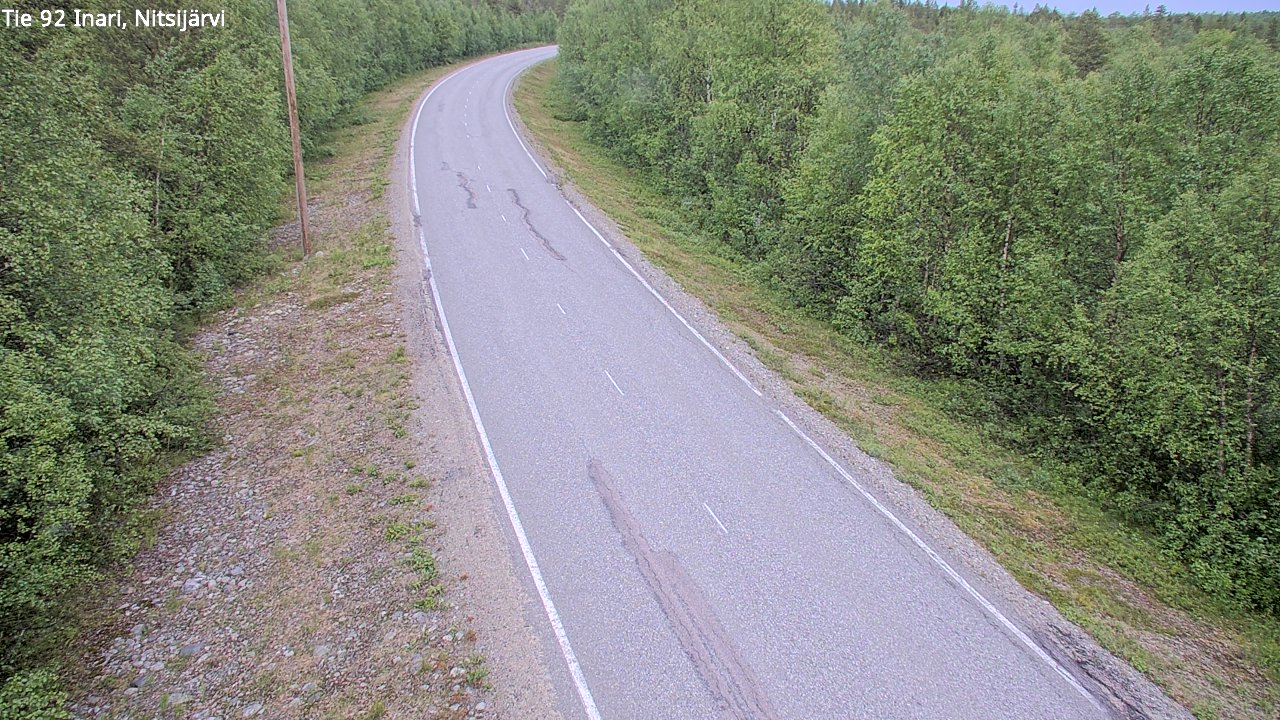 Kelikamerat Kuva Tie 92 Inari, Nitsijärvi, Inari, Lappi