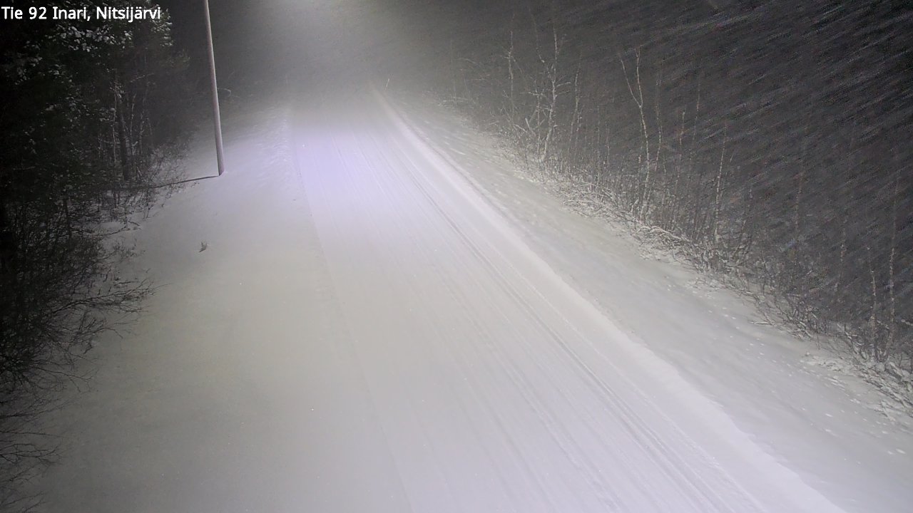 Kelikamerat Kuva Tie 92 Inari, Nitsijärvi, Inari, Lappi