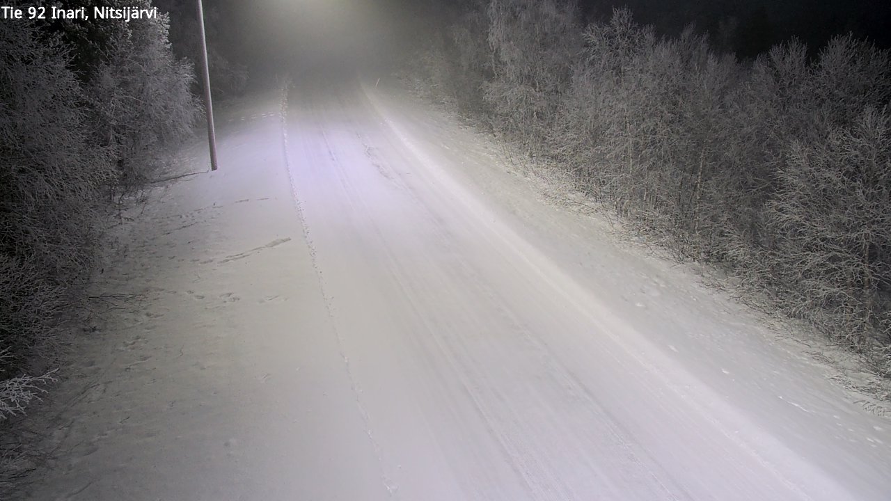 Kelikamerat Kuva Tie 92 Inari, Nitsijärvi, Inari, Lappi